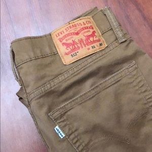 Levi’s 512 Slim Taper Fit Jeans - 31x30 - Brown